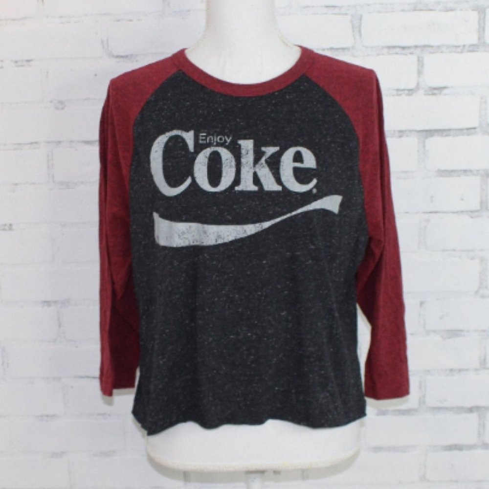 Coca Cola Vintage Graphic Baseball T-shirt